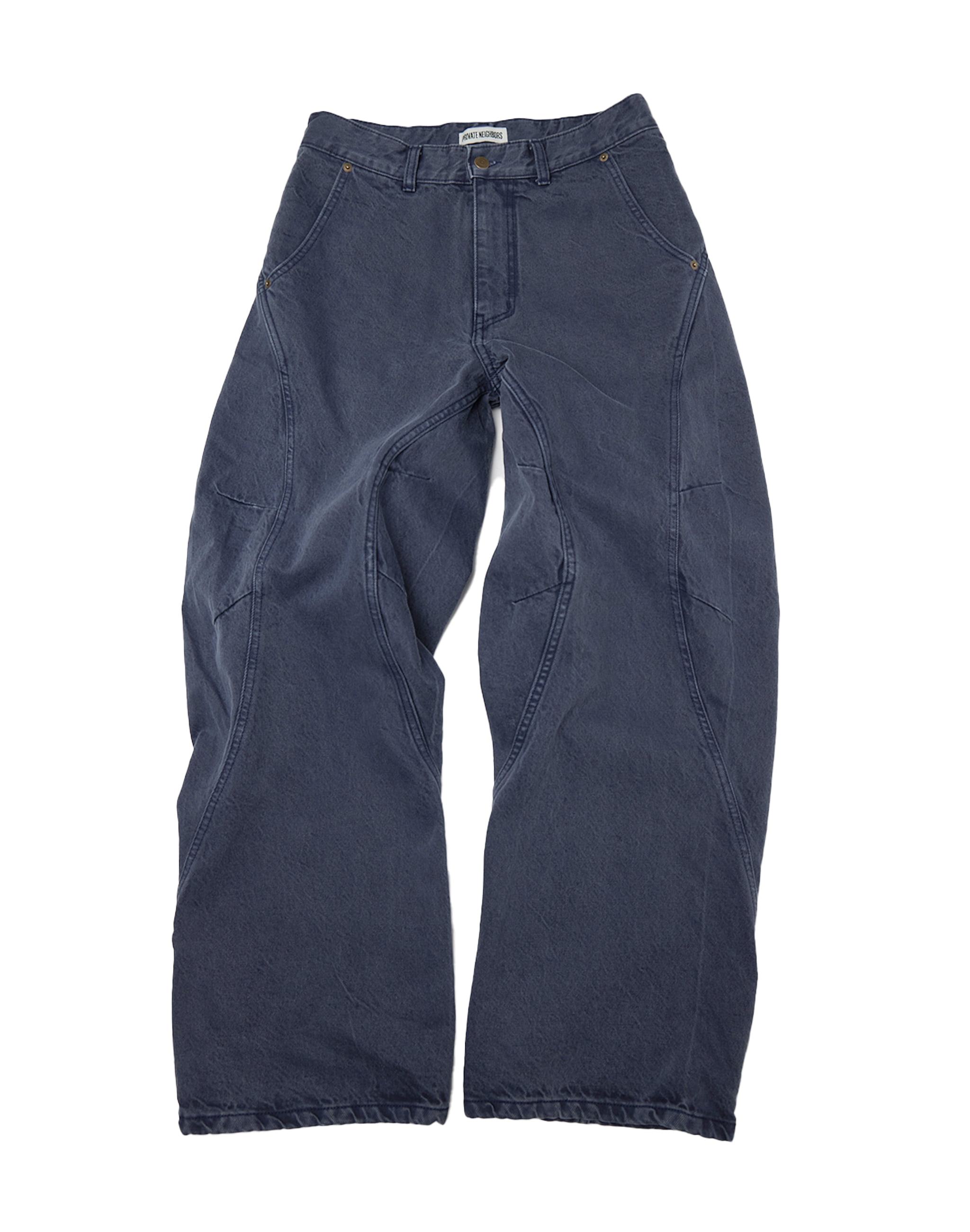 Engineered Jeans(Garment Dyed)-Navy