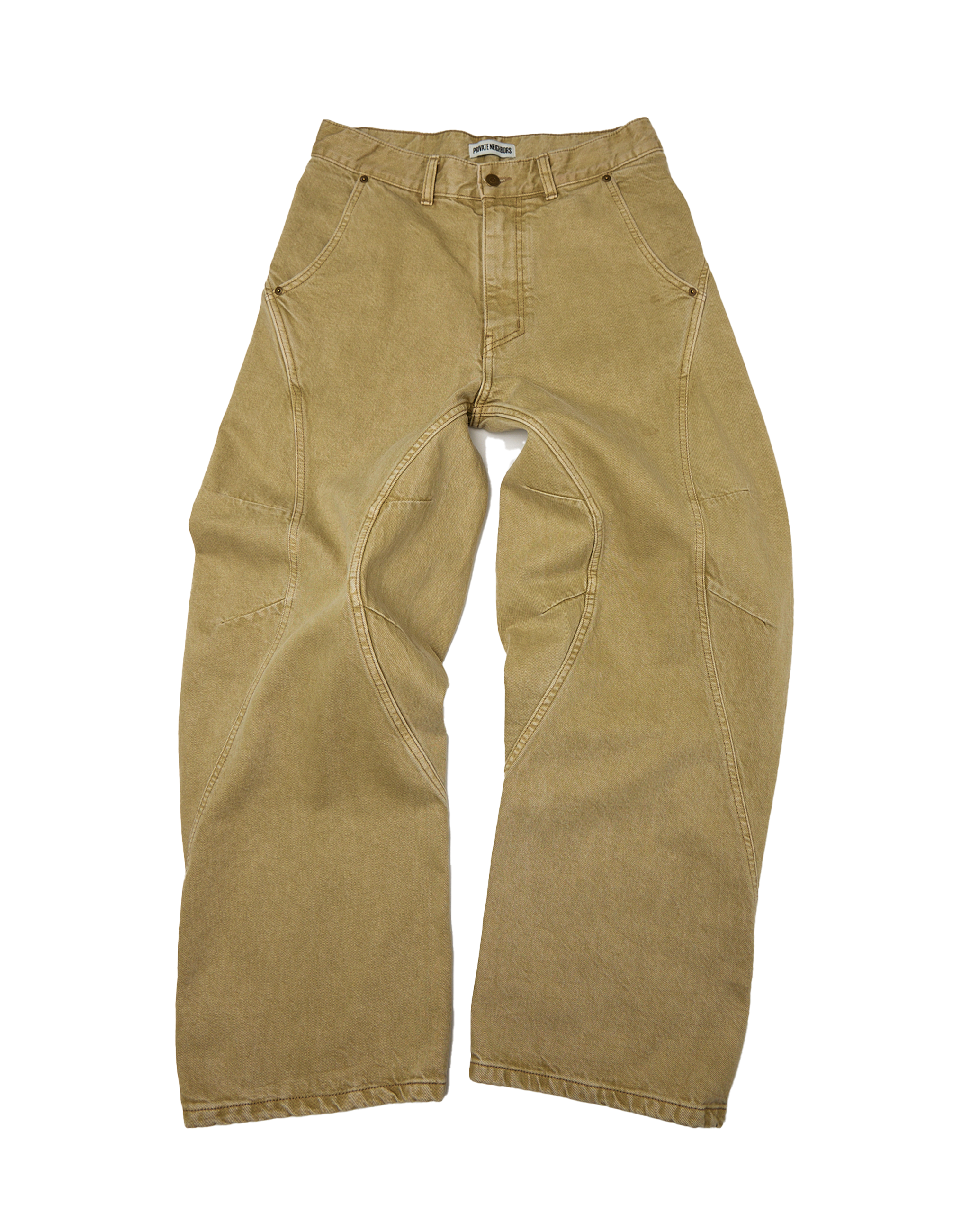 Engineered Jeans(Garment Dyed)-Sand
