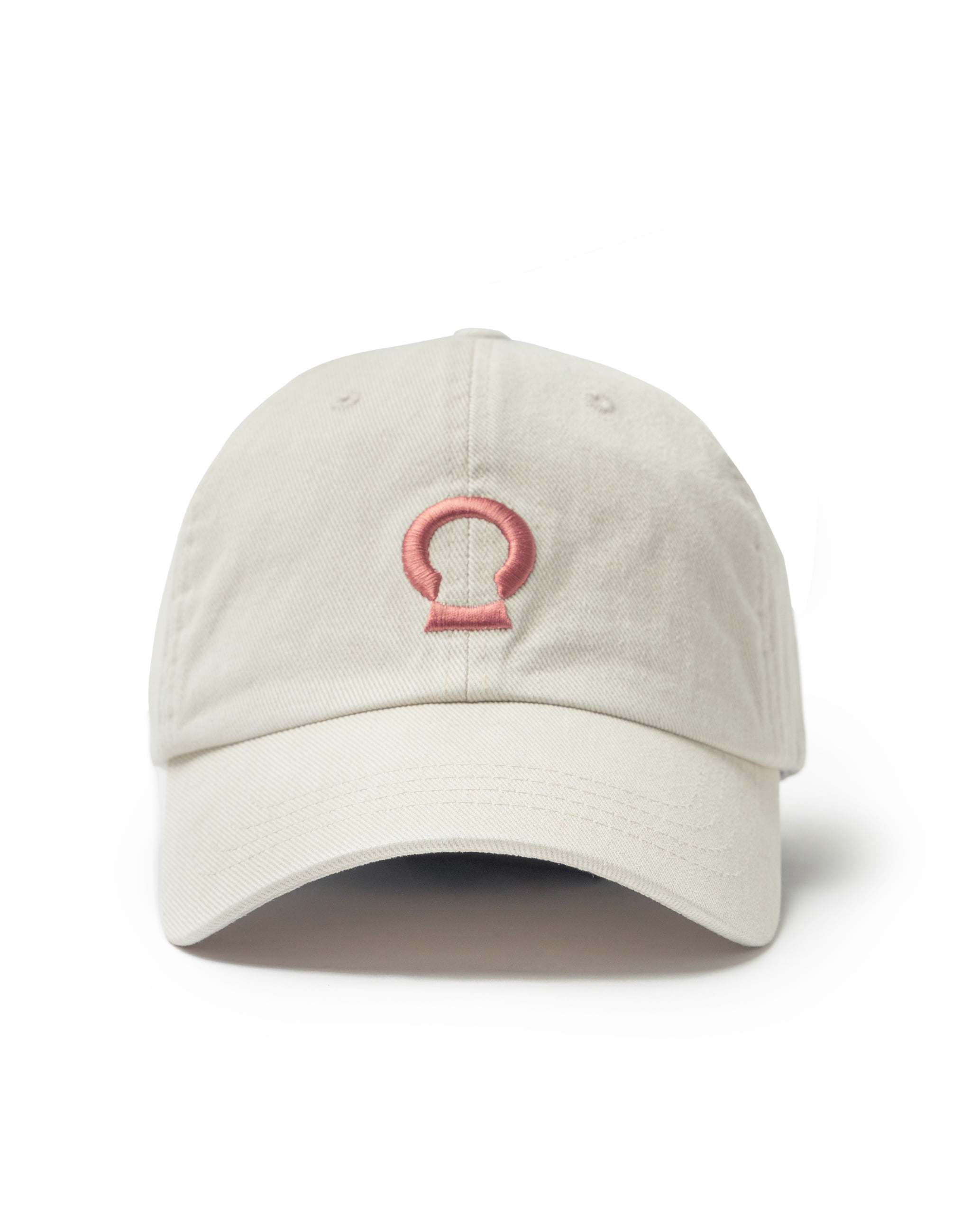 Symbol Logo Baseball Cap-Cream