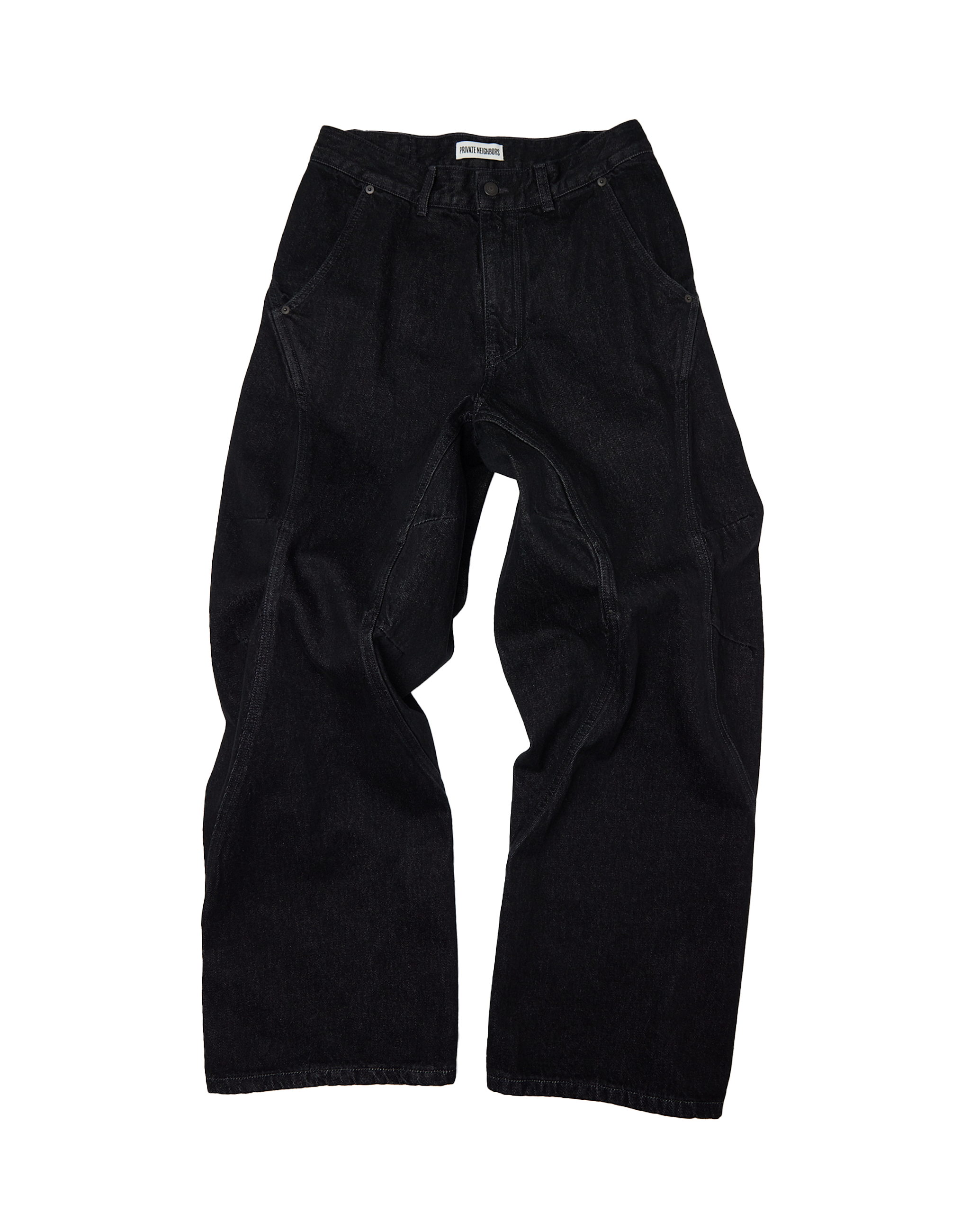 Engineered Jeans-Washed Black